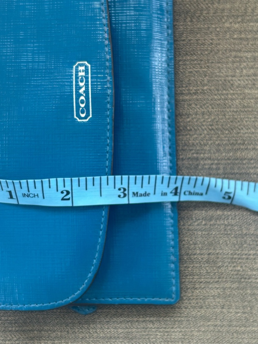COACH Blue Leather Wallet - Picture 9 of 13